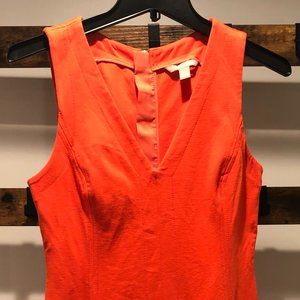Banana Republic Sleeveless Sheath Dress w/ Pockets (Coral)